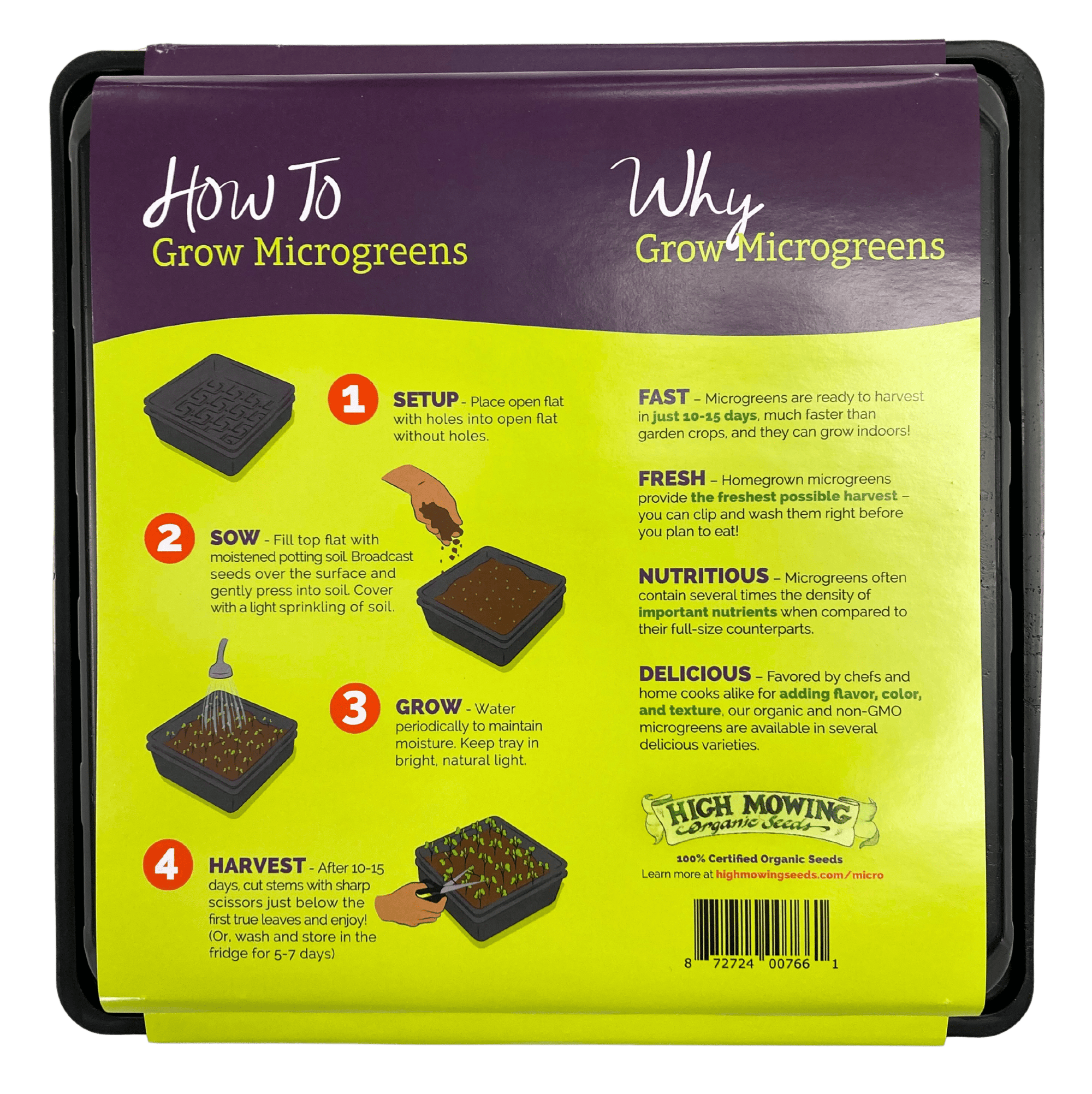 Microgreens Flats - Growing Trays, Kitchen Tools & Utensils - Country Life Natural Foods