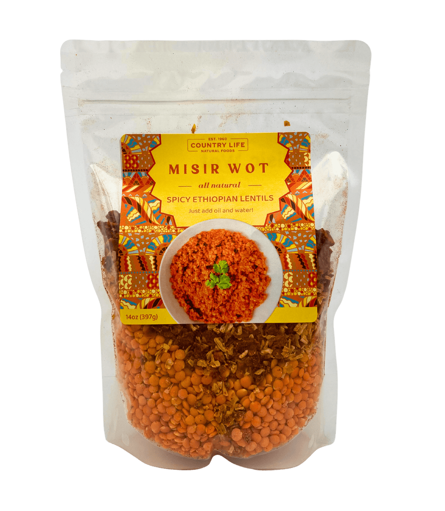 Misir Wot - Spicy Ethiopian Red Lentils - Country Life Natural Foods