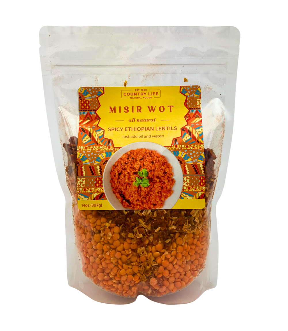 Misir Wot - Spicy Ethiopian Red Lentils - Country Life Natural Foods