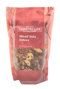 Mixed Nuts Deluxe, Raw - Country Life Natural Foods