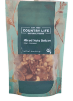 Mixed Nuts Deluxe, Raw, Organic, Trail Mix - Country Life Natural Foods