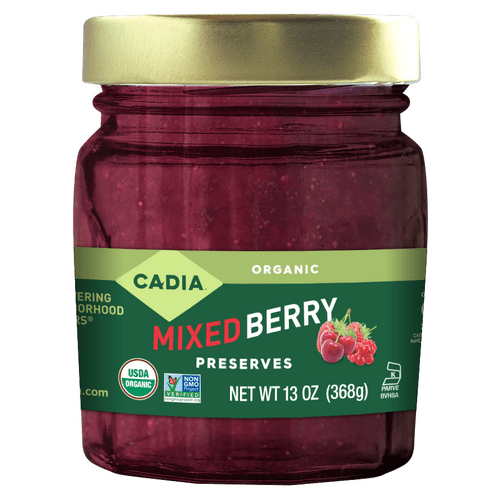 Mixed Berry Preserves, Organic, Cadia - Country Life Natural Foods