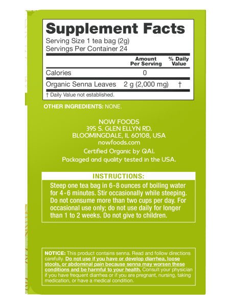 Herbal Tea, NOW - Country Life Natural Foods