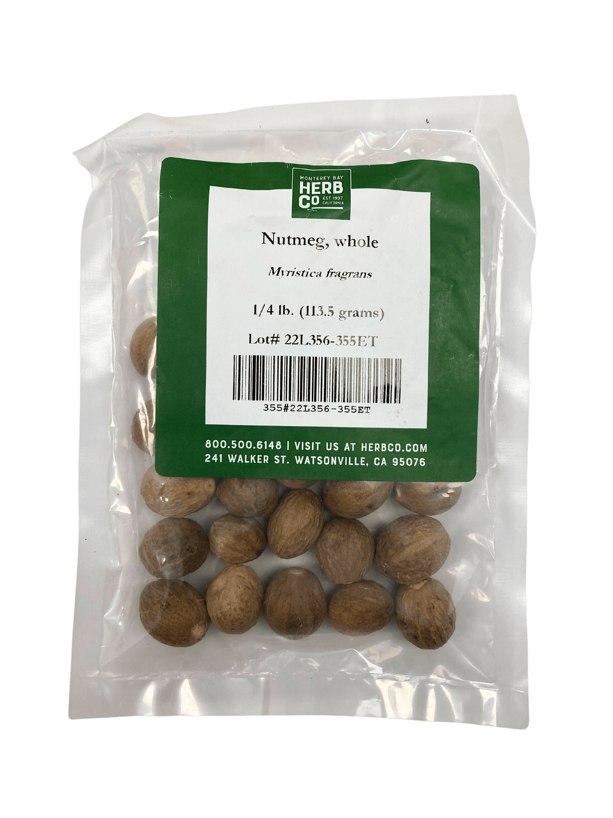 Nutmeg, Whole, Herbs Spices & Seasonings - Country Life Natural Foods