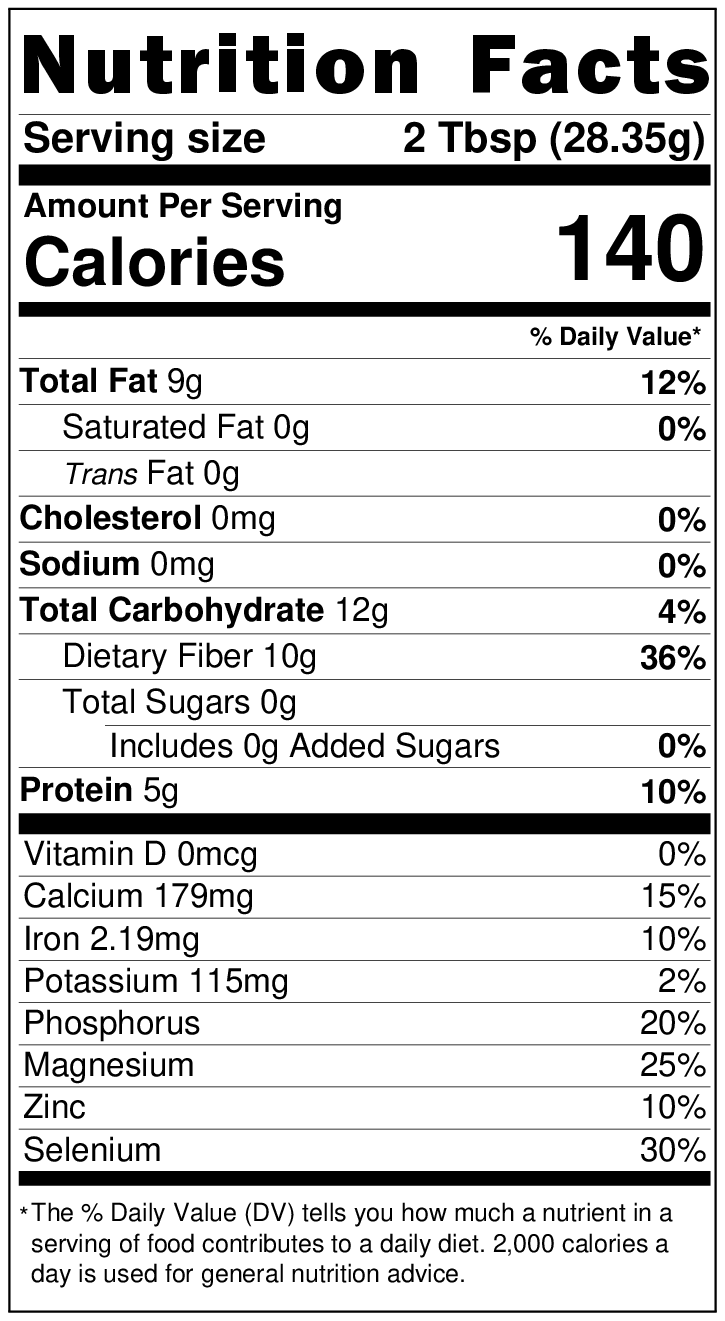 Chia Seeds, Organic - Country Life Natural Foods