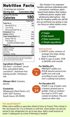 Oat-So-Healthy Pancake and Waffle Mix, Cooking & Baking Ingredients - Country Life Natural Foods