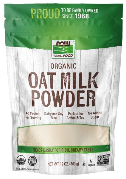 Oat Milk Powder, Organic, NOW - Country Life Natural Foods