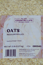 Oats, Regular Rolled, Oats - Country Life Natural Foods