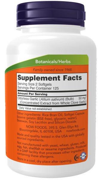 Garlic, Odorless, Vitamins & Supplements - Country Life Natural Foods