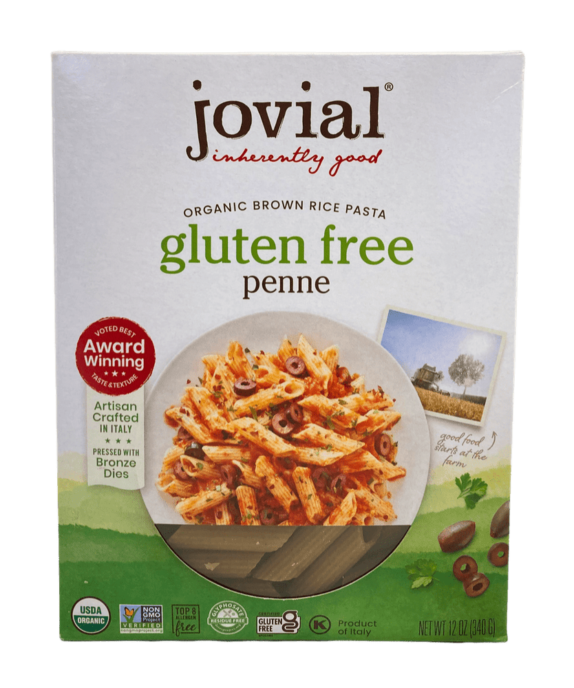 Penne, Brown Rice, Organic, Jovial, Gluten - Free - Country Life Natural Foods