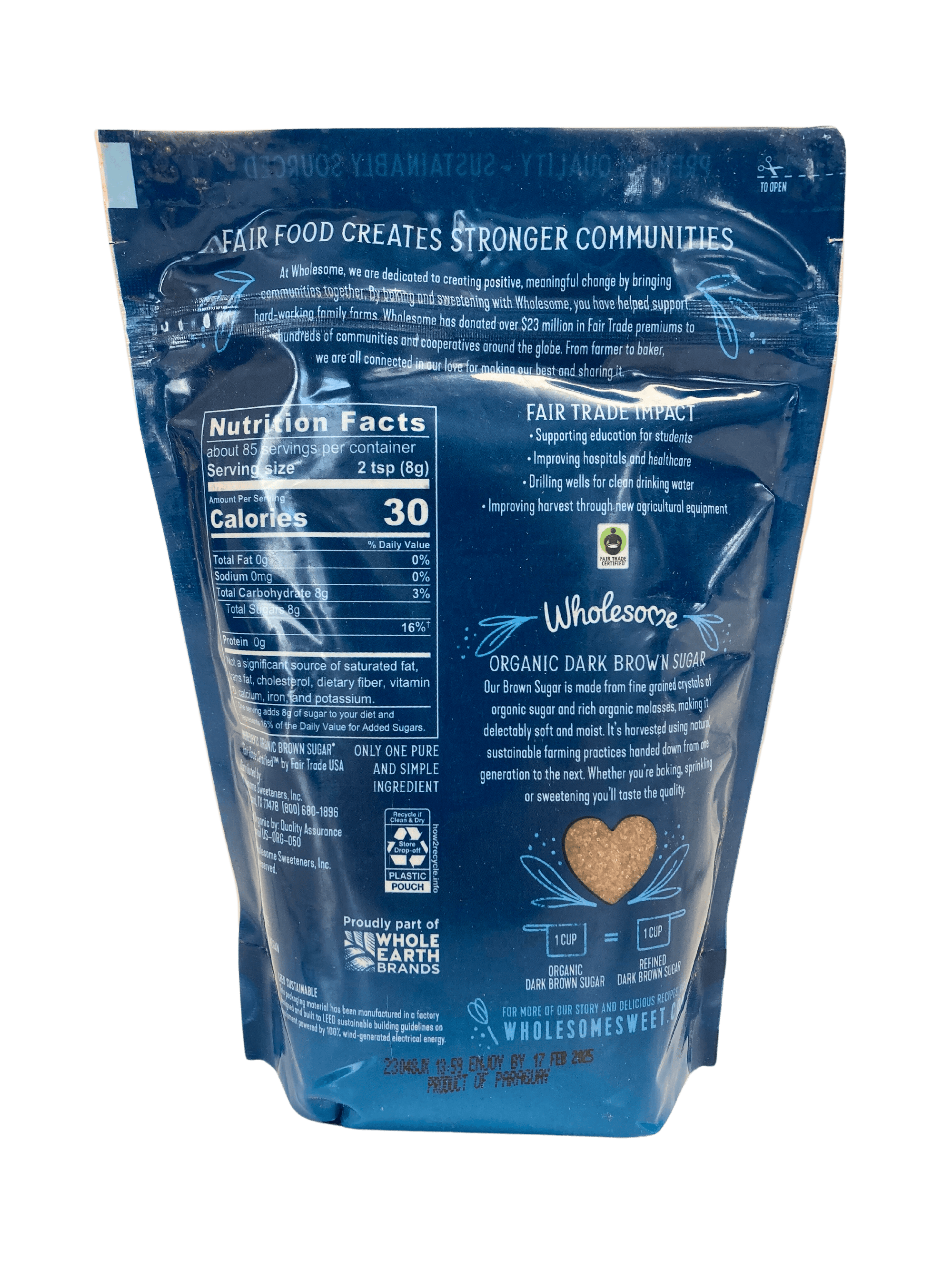 Brown Sugar, Dark, Organic - Country Life Natural Foods