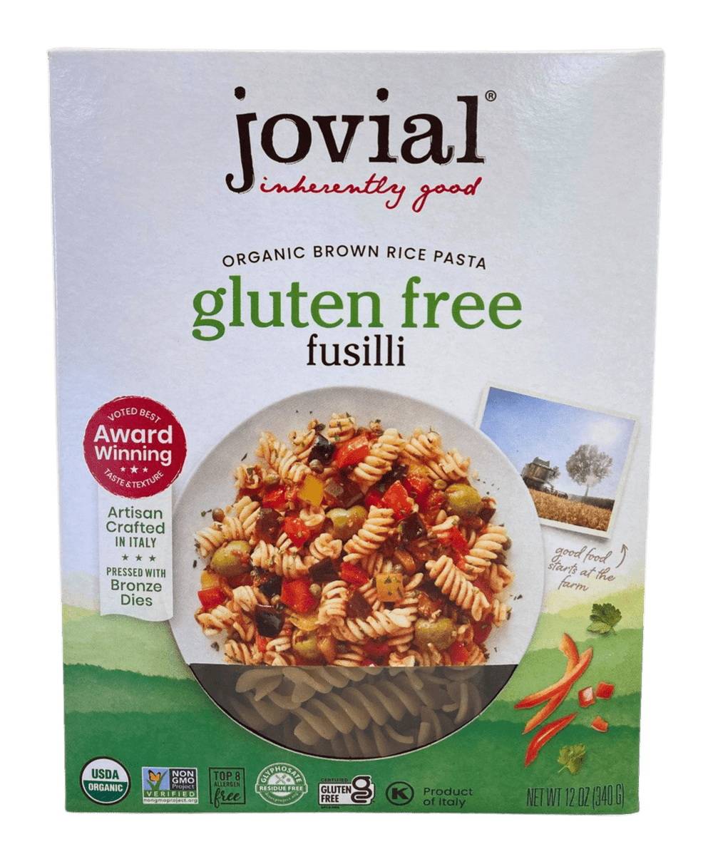 Fusilli, Brown Rice, Organic, Jovial, Gluten - Free - Country Life Natural Foods