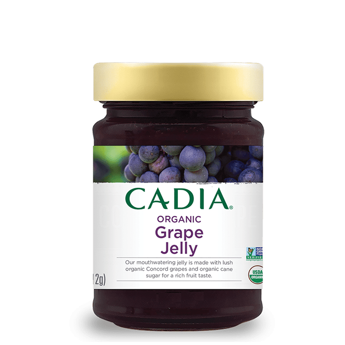 Grape Preserves, Concord Jelly, Organic, Cadia - Country Life Natural Foods