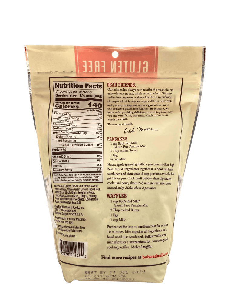 
                  
                    Pancake Mix, Gluten - Free, Bob's Red Mill - Country Life Natural Foods
                  
                