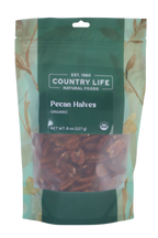 Pecan Halves, Junior Mammoth, Organic, Nuts - Country Life Natural Foods