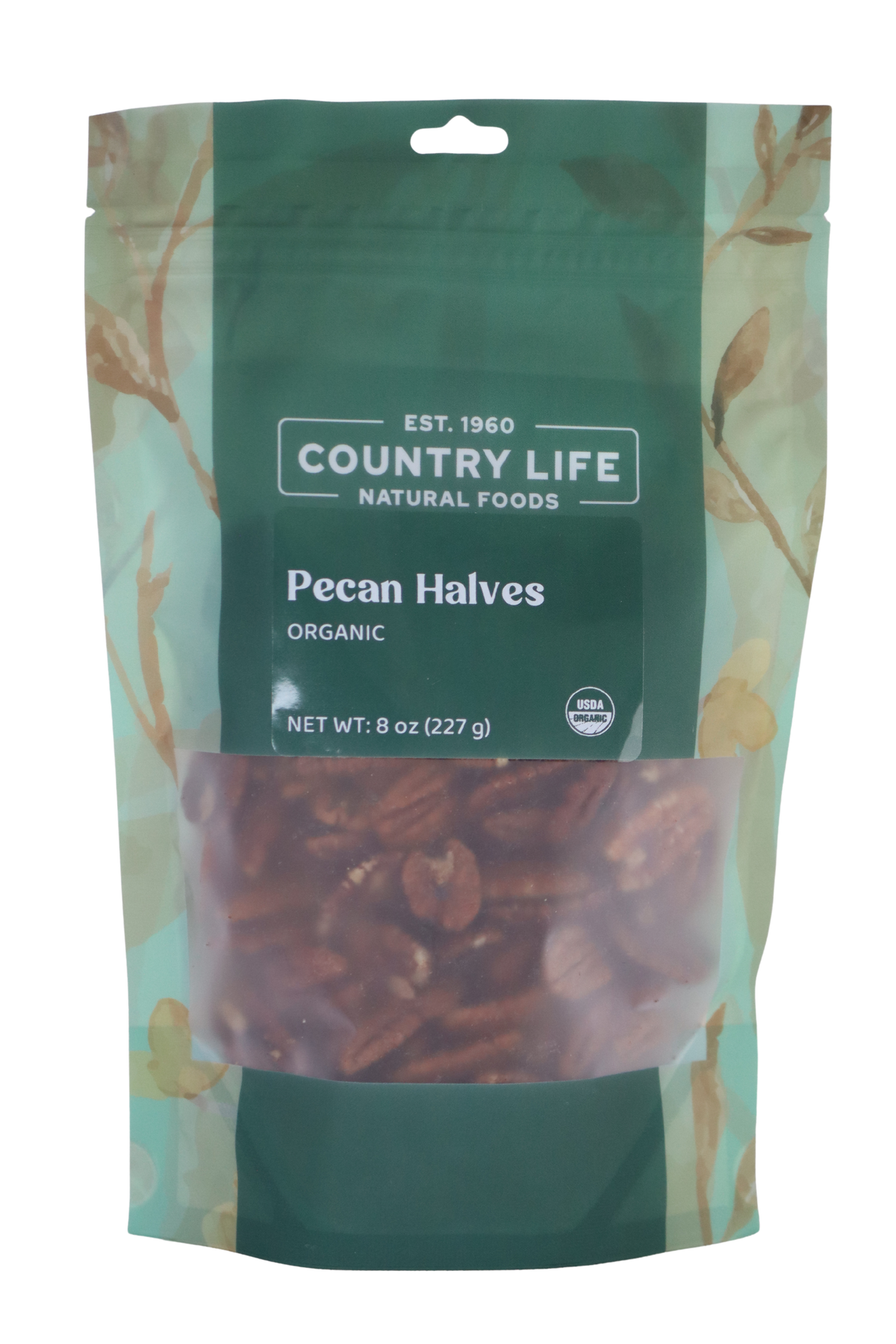 Pecan Halves, Junior Mammoth, Organic, Nuts - Country Life Natural Foods