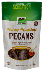 Pecans, Honey Roasted, NOW
