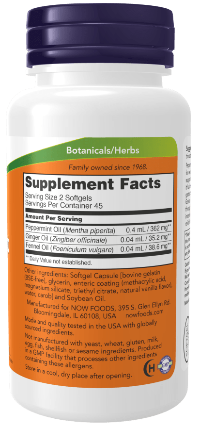 Peppermint Gels, Vitamins & Supplements - Country Life Natural Foods