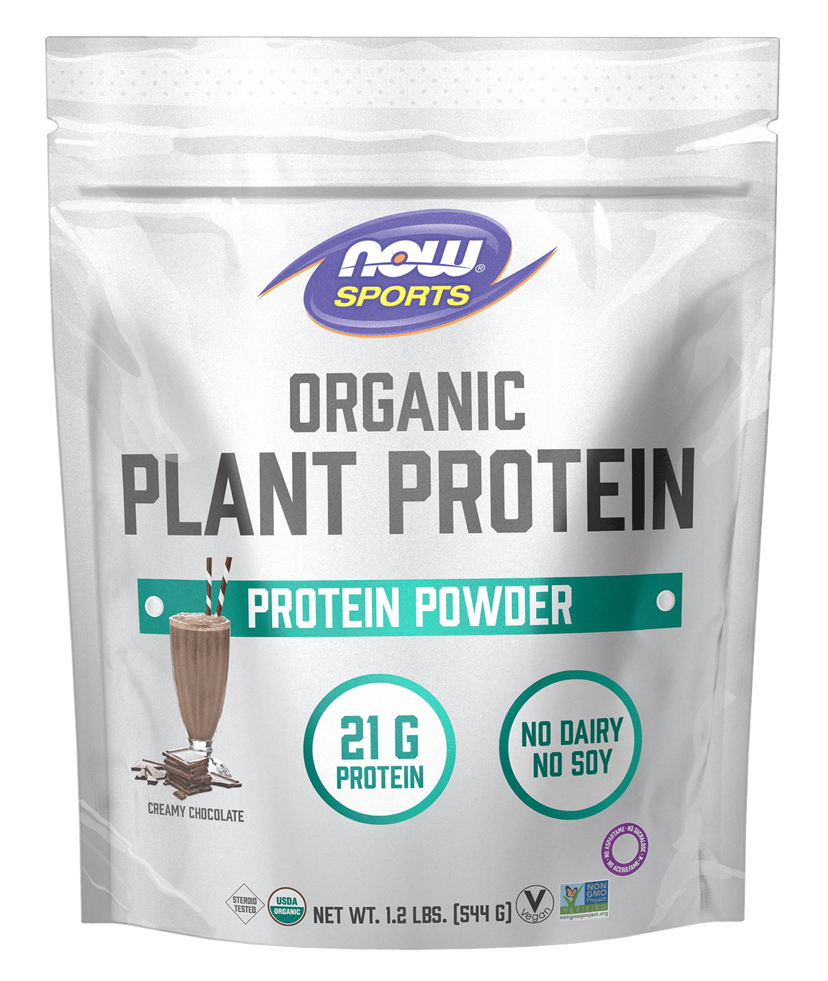 Country Life Powder Plant Protein Powder, Organic, 1.2 lb | Country Life Natural Foods
