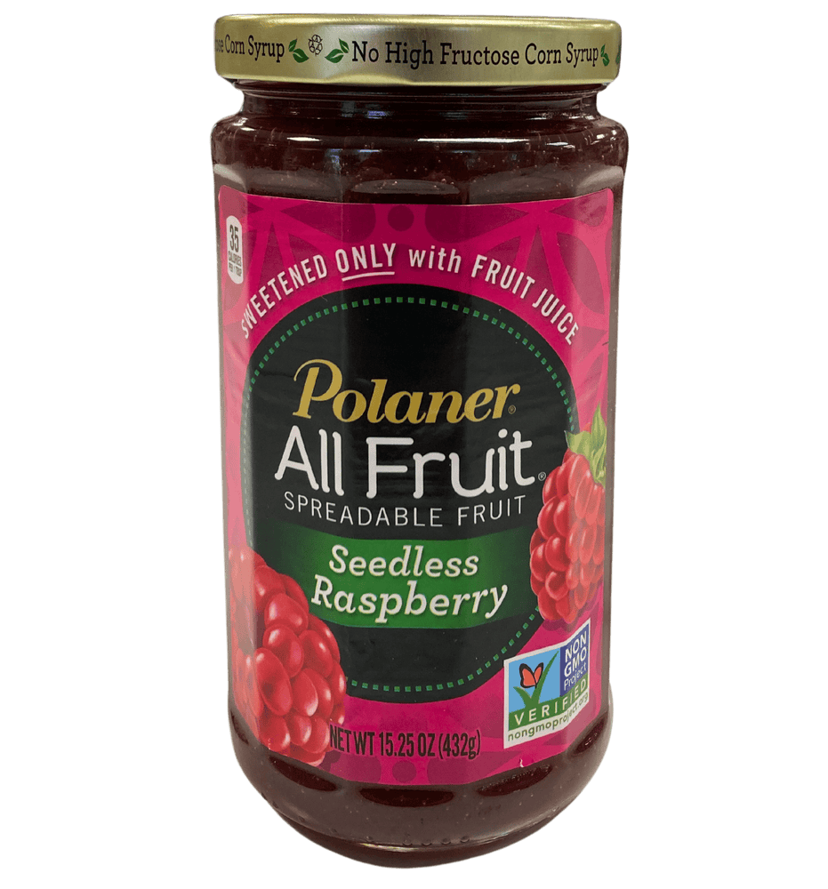 
                  
                    Red Raspberry, Seedless, All Fruit Spread, Polaner - Country Life Natural Foods
                  
                