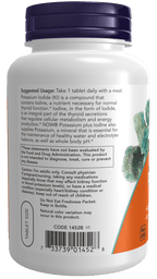 Potassium Plus Iodine, Vitamins & Supplements - Country Life Natural Foods