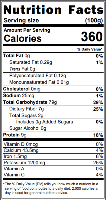 
                  
                    Potato Flakes, Organic
                  
                