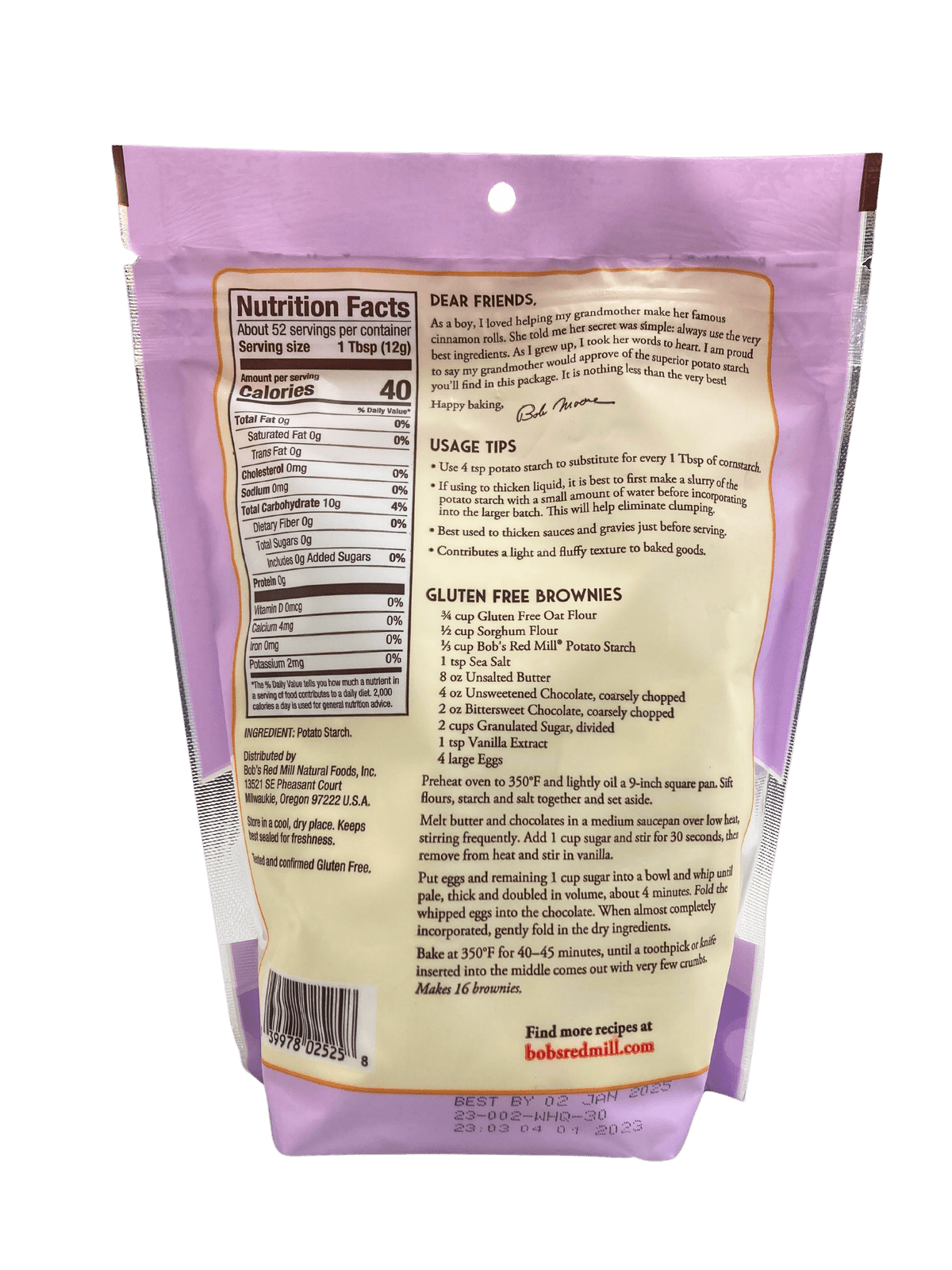 
                  
                    Potato Starch, Gluten-Free, Bob's Red Mill - Country Life Natural Foods
                  
                
