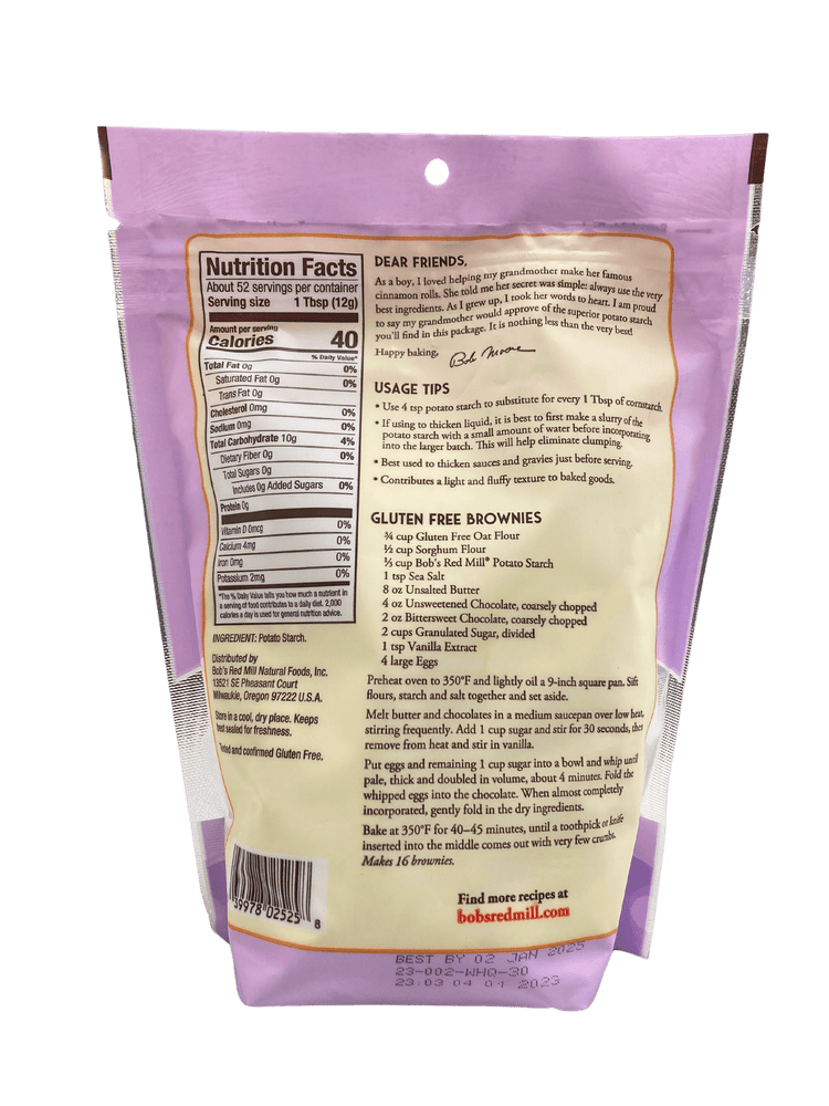 
                  
                    Potato Starch, Gluten - Free, Bob's Red Mill - Country Life Natural Foods
                  
                