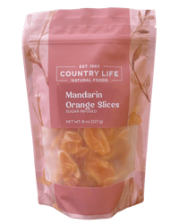 Mandarin Orange Slices, Dried, Infused - Country Life Natural Foods