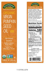 Pumpkin Seed Oil, Virgin, Organic, Oil & Vinegar - Country Life Natural Foods