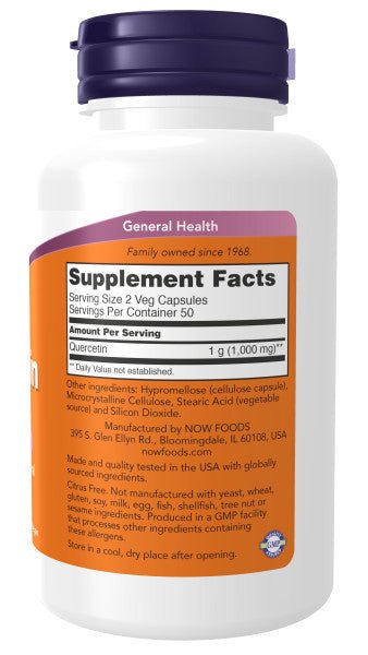 
                  
                    Quercetin 500mg - Country Life Natural Foods
                  
                