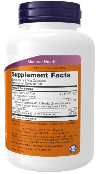 
                  
                    Red Yeast Rice 600mg with CoQ10 30mg - Country Life Natural Foods
                  
                
