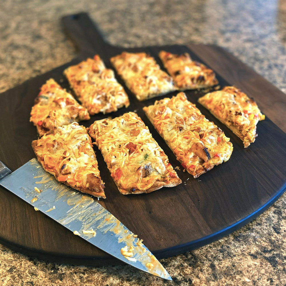 
                  
                    Walnut Pizza Peel 22" x 16", Pizza Paddle, Pizza Board, Pizza Shovel, Wood Pizza Peel Made in the USA
                  
                