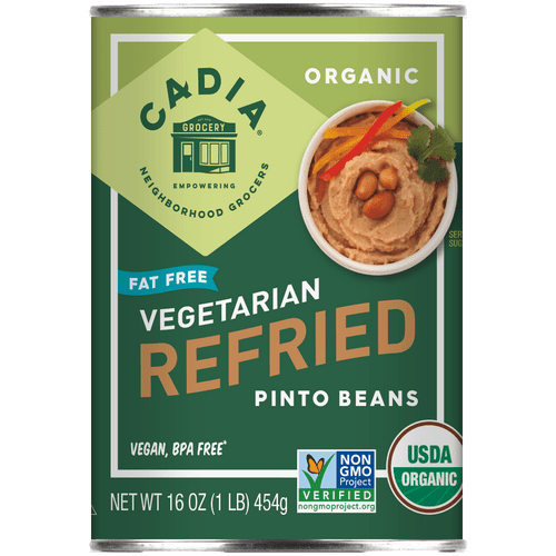 Refried Beans, Fat Free, Organic, Cadia - Country Life Natural Foods