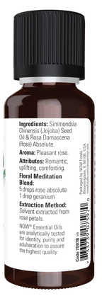 Rose Absolute Essential Oil, 5%, Essential Oils - Country Life Natural Foods