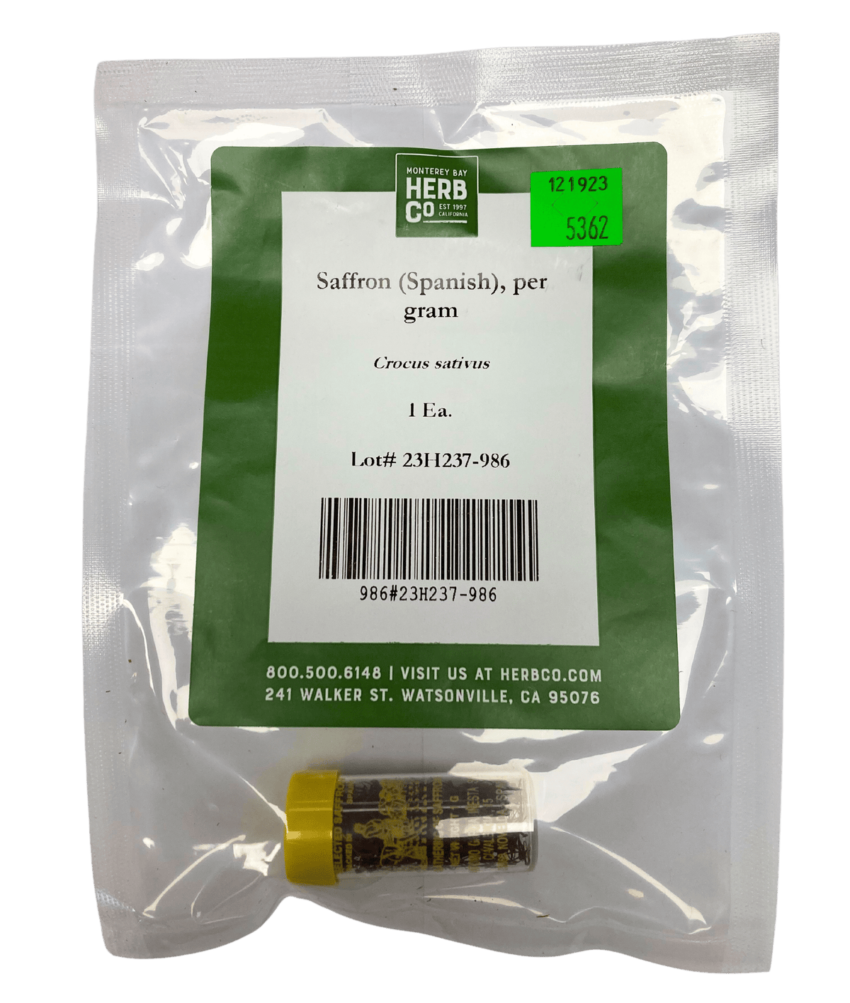 Saffron, Spanish - Country Life Natural Foods