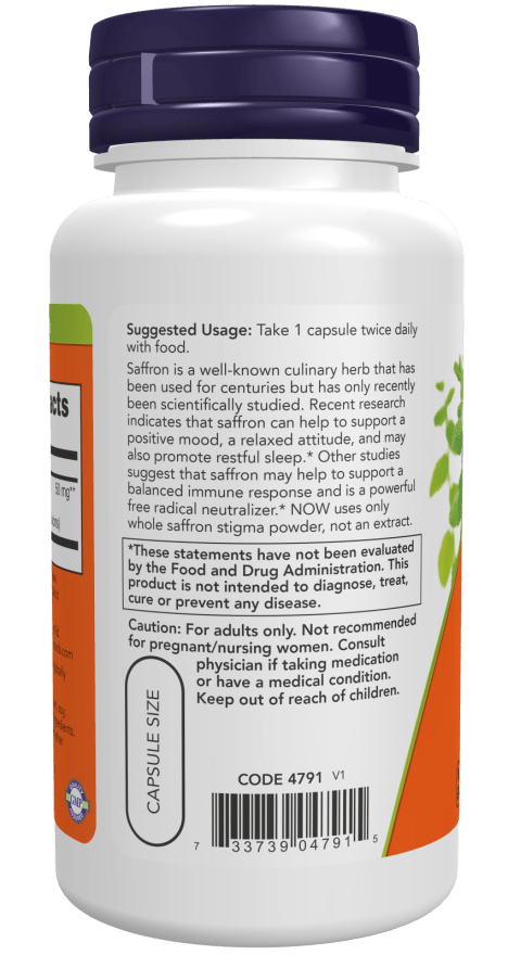 
                  
                    Saffron 50mg - Country Life Natural Foods
                  
                