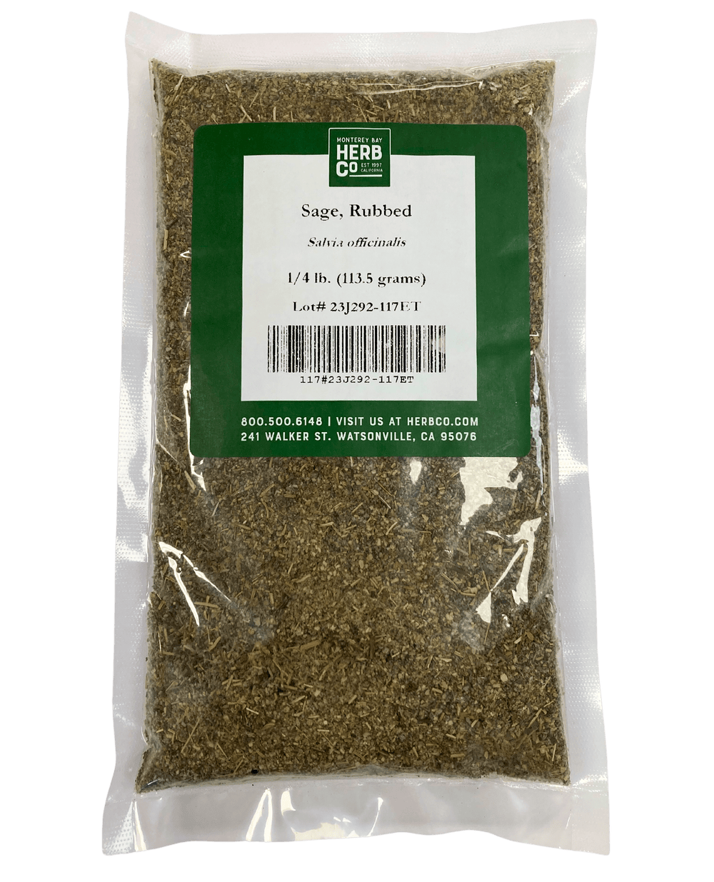 Sage, Rubbed - Country Life Natural Foods