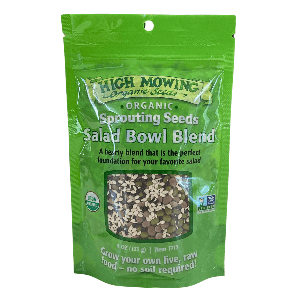 Sprouting Seeds, Organic, High Mowing - Country Life Natural Foods