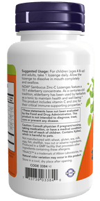 Sambucus Zinc-C, Vitamins & Supplements - Country Life Natural Foods