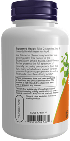 Saw Palmetto Berries, Vitamins & Supplements - Country Life Natural Foods