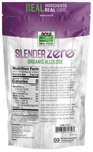 Allulose Sweetener, Organic, Slender Zero - Country Life Natural Foods