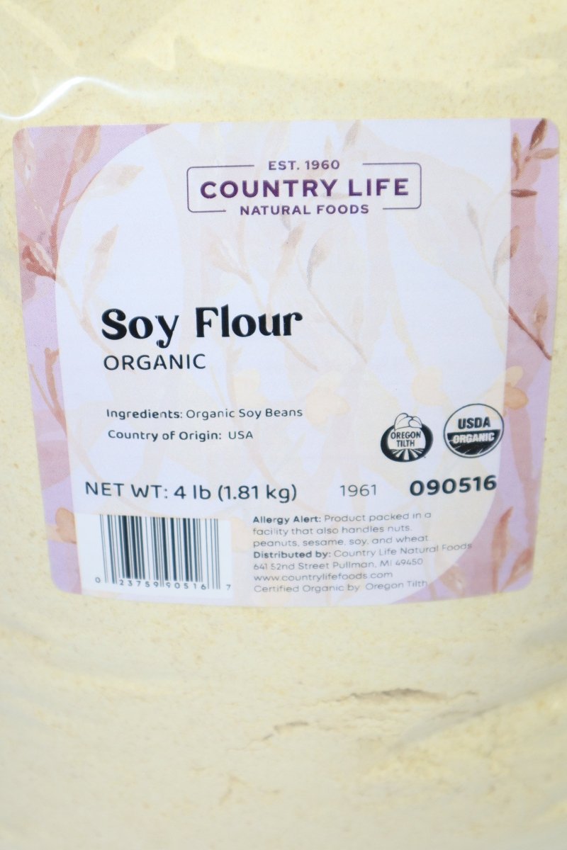 
                  
                    Soy Flour, Organic, Full Fat - Country Life Natural Foods
                  
                