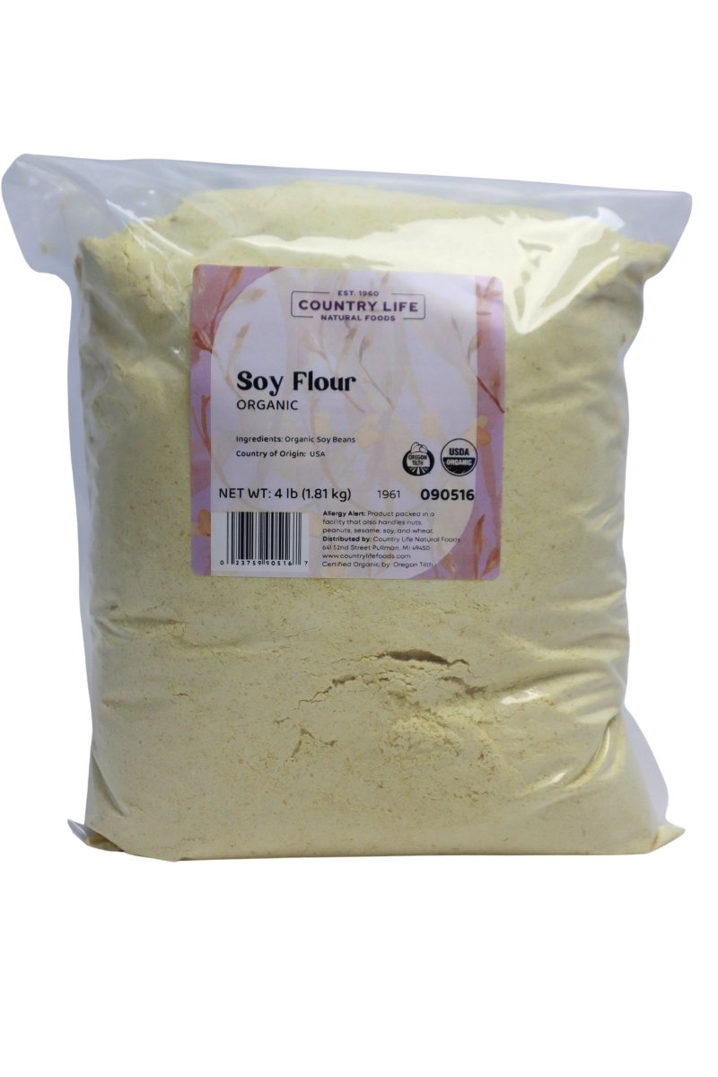 Soy Flour, Organic, Full Fat - Country Life Natural Foods