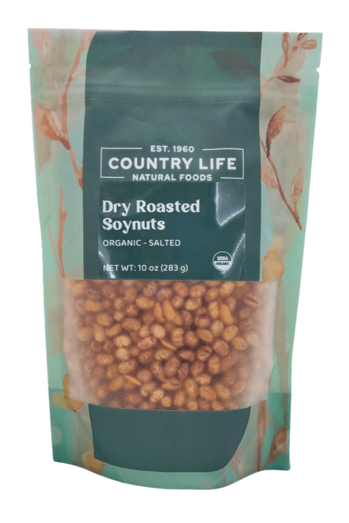 Soynuts, Dry Roasted, Organic, Low Salt - Country Life Natural Foods