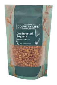 Soynuts, Dry Roasted, Organic, Low Salt - Country Life Natural Foods