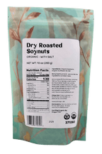 Soynuts, Dry Roasted & Salted, Organic, Savory Snacks - Country Life Natural Foods