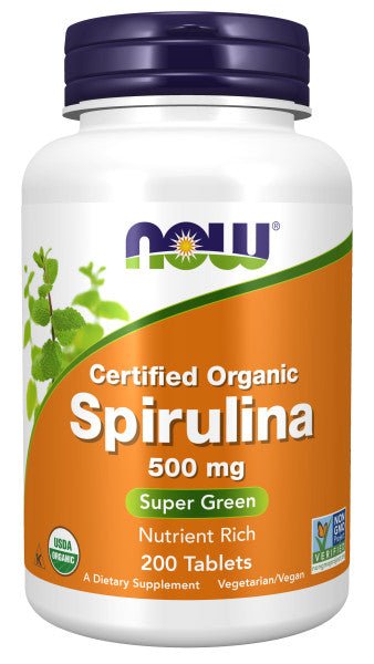 Spirulina 500 mg, Organic - Country Life Natural Foods