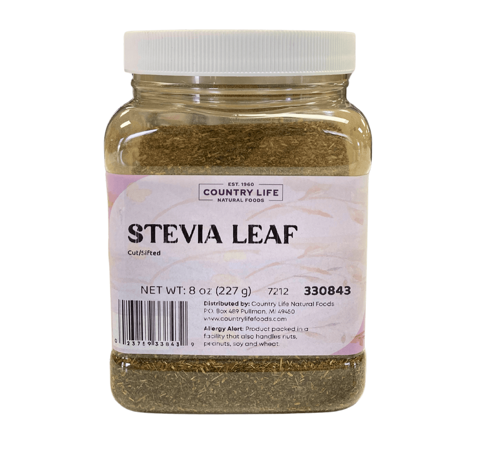 Stevia Leaf, Cut, Sifted - Country Life Natural Foods