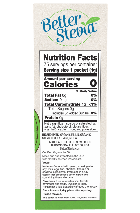 
                  
                    Stevia Packets, Organic - Country Life Natural Foods
                  
                